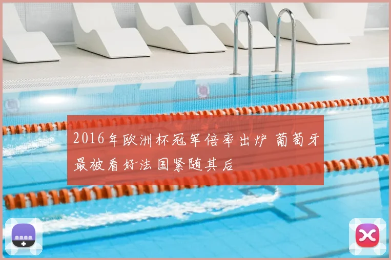 2016年欧洲杯冠军倍率出炉 葡萄牙最被看好法国紧随其后