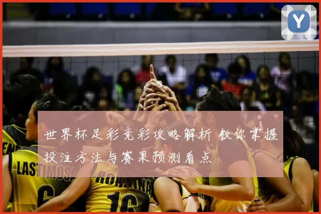 世界杯足彩竞彩攻略解析 教你掌握投注方法与赛果预测看点